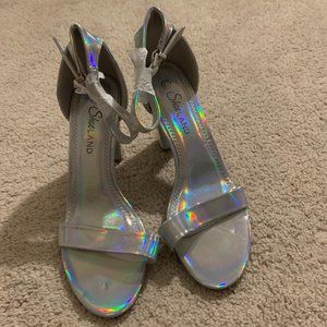 Chrome holo Heels